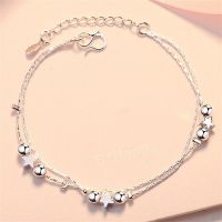 New Fashion Silver Plated Star Anklets For Women Ladies Multi layer Dolphins Butterfly Link Chain Anklets Jewelry Wedding Gifts