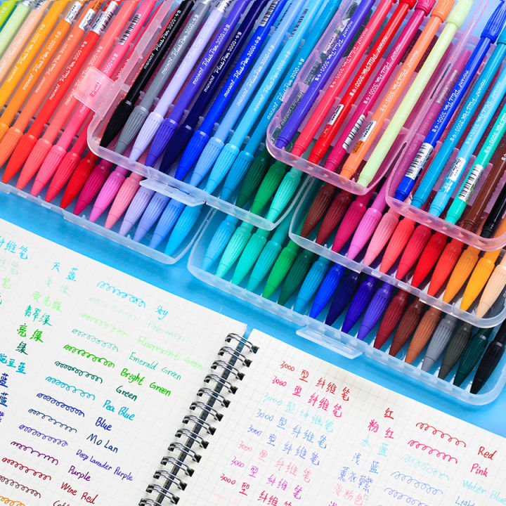 monami-plus-pen-3000-ปากกาสีน้ำโรงเรียนนักเรียนเครื่องเขียนอุปกรณ์-1-12-24-36-ชิ้น
