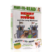 English original genuine Henry and Mudge Henry and Maggie 6 books by Wang Peiying ready to read level 2 childrens graded reading books by Wang Peiting