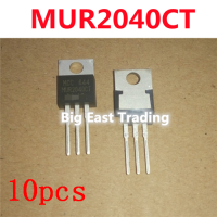 10ชิ้น MUR2040CT MUR2040ถึง-220 400โวลต์20A รับประกันคุณภาพ