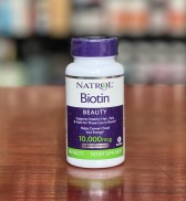 Viên Uống Hỗ Trợ Mọc Tóc Natrol Biotin 10000mcg Của Mỹ Lọ 100 Viên