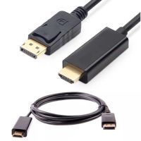 สายแปลง Display Port To hdmi Cable 4K 2K ยาว1.8M