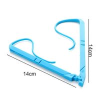 1pc Folding Bookshelf Storage Rack Holders Bookend Book Clip Read Office Organizer Tool