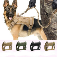 Tactical Dog Harness  Military Training Dog Vest Shepherd Dog Harness Vest for Medium Large Dogs