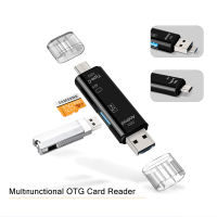 OTG USB 3.0 Type C / USB / Micro USB SD TF Memory Card Reader OTG Card Reader for Laptop Computer High Speed 5 in 1