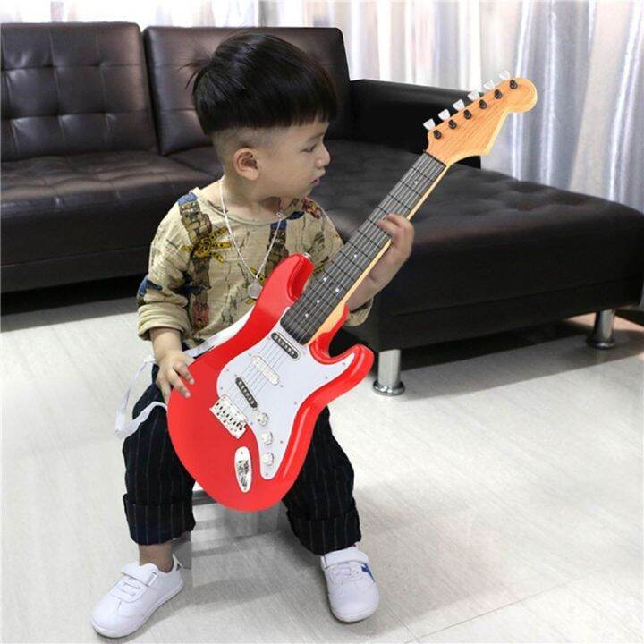 electric-kids-guitar-6-strings-ukulele-guitar-toy-musical-instruments-for-kids-children-beginners-early-education-guitar-gift