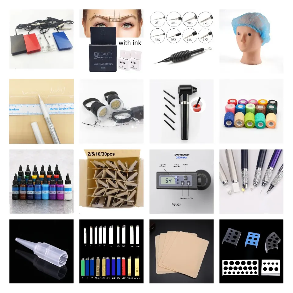 10m Tattoo thread Eyebrow Marker thread Tattoo Brows Point Pre Inked Brow  Tattoo Pre-Inked Mapping String Eyebrow Thread makeup