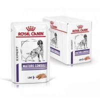 อาหารสุนัข อาหารเปียกสำหรับสุนัขสูงวัยพันธุ์กลาง / Royal Canin Mature Consult Pouch  85 G. (จำนวน 12 ซอง)