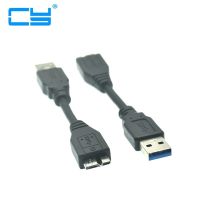 【support】 The Power Hub USB 3.0 A ถึง B ชายอะแดปเตอร์แปลงสายเคเบิ้ลสำหรับฮาร์ดดิสก์ไดรฟ์ภายนอก HDD S5 USB-C ฮาร์ดไดรฟ์เคเบิ้ล10เซนติเมตร