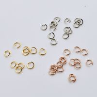 100pcs/lot Stainless Steel 0.6mm Thickness Open Jump Ring 3 4 5 6mm Dangle Loop Ring Connector for DIY Jewelry Making Findings