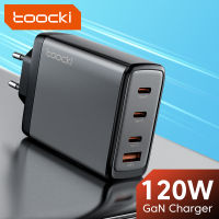 Toocki 3C 4พอร์ต + 1A 120W QC4.0เครื่องชาร์จ USB PD3.0ชาร์จที่ชาร์จไฟรวดเร็ว USB Type C