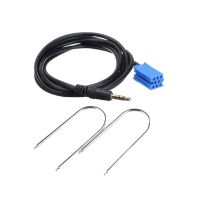 Car Stereo Aux input Vehicle Lead Cable Adaptor 3.5MM Audio Player With Two Radio Keys For Fiat