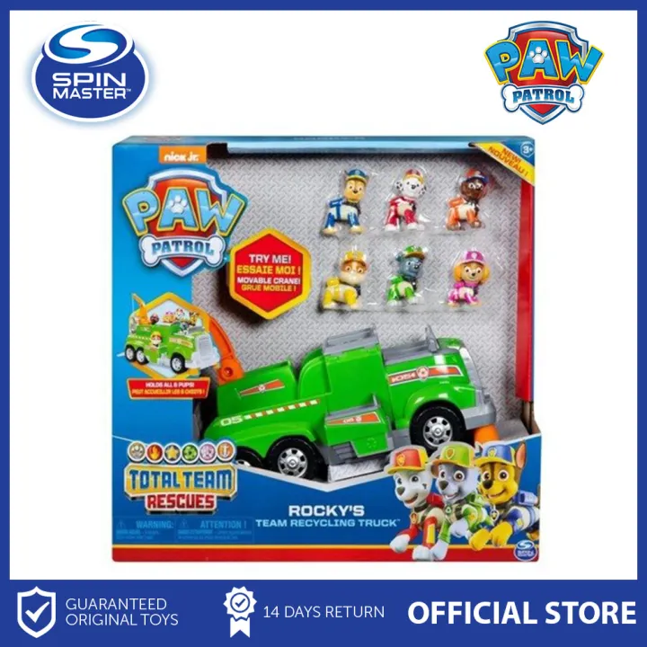 paw patrol total team rescue chase