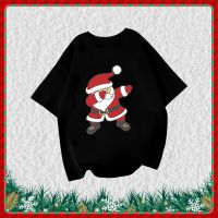 Merry Christmas T-shirt （การเข้ารหัส-002 ）คริสต์มาส เสื้อยืดคริสต์มาส  เสื้อลายซานตาครอส เสื้อปีใหม่ ชุดแม่ลูก เสื้อครอบครัว