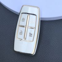 hgjmgkkk For Hyundai Genesis G80 GV70 GV80 2019 2020 2021 2022 TPU Car Key Cover Case Remote Key Holder Car Accessories Auto Keychain