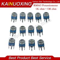 20pcs RM063 RM-063 100 200 500 1K 2K 5K 10K 20K 50K 100K 200K 500K 1M ohm Trimpot Trimmer Potentiometer variable resistor WATTY Electronics