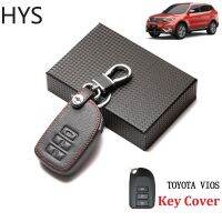 Toyota Vios/ All-New Vios 2019-2021Keyless Remote Key Leather Cover Casing 3ปุ่ม (LZ-06)