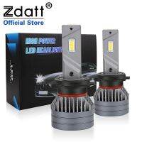 Zdatt Led Headlight kit H7 Led Canbus H4 H11 H8 HB3 Hb4 9005 9006 9012 H1 Led Lights For Car 90W 20000LM 6000K Turbo 12V 24V Bulbs  LEDs  HIDs