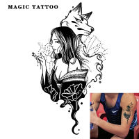 SAI MAGIC TATTOO 039เป็นเวลา2สัปดาห์สติ๊กเกอร์รอยสักรอยสักปลอมชั่วคราวคงทนกันน้ำ18ซม. × 11ซม