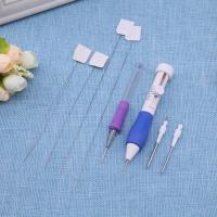 【CC】 Punch Needle Set 3 Needles 2 Threaders Embroidery 1.3mm 1.6mm 2.2mm Hand Sewing