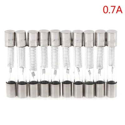 Pancras 10PCS 5KV เตาอบไมโครเวฟฟิวส์ฟิวส์แรงดันไฟฟ้าสูง0.65A 0.7A 0.75A 0.8A 0.9A Pancras 10PCS 5KV เตาอบไมโครเวฟฟิวส์ฟิวส์แรงดันไฟฟ้าสูง0.65A 0.7A 0.75A 0.8A 0.9A