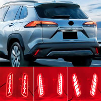 ชุดประกอบไฟสัญญาณเลี้ยวไฟเบรกหลัง3-IN-1สำหรับ Toyota Corolla Cross ไฟท้ายไฟท้าย LED สำหรับ COROLLA CROSS 2020-2023