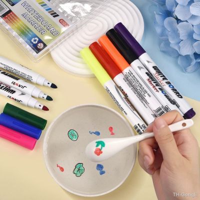 yjbu▫  Magical Painting Set Floating Doodle Pens Kids Early Education Whiteboard Markers 8 Color