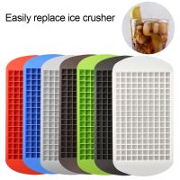 160 Grid Mini Square Silicone Ice Tray Foldable Ice Mold Ice Cake Ice Maker Silicone Mold Ice Grid Tray Kitchen Accessories