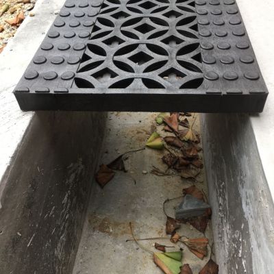 Polymer drainage ditch trench cover composite sewer rainwater grate plastic manhole cover courtyard balcony sewer cover