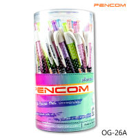 Pencom OG27/A-Fancy ปากกาหมึกน้ำมันแบบกด
