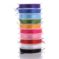 【YD】 5/8/10roll Multicolor Elastic Cord Rubber Stretchy Rope Bead Jewelry Making Supplies 10m/roll