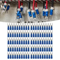 Fork Connector ขั้วต่อสายไฟกระแสสูงสุด 19A สำหรับการขนส่งสำหรับระบบควบคุมพลังงานสำหรับระบบอัตโนมัติทางอุตสาหกรรม