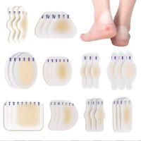 10PCS Gel Heel Protector Foot Patches Adhesive Blister Pads Hydrocolloid Heel Liner Shoes Stickers Pain Relief Plaster Foot Grip Shoes Accessories