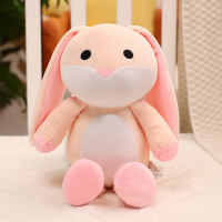 （HOT) ตุ๊กตากระต่ายลูกกวาดน่ารักตุ๊กตาตุ๊กตากระต่ายหูใหญ่น่ารักหมอนกอดนอนเด็ก