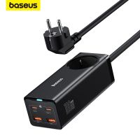 Baseus 100วัตต์ GaN3 Pro USB ชาร์จสก์ท็อปรางปลั๊กไฟสถานีชาร์จ Type C PD QC ค่าเร็ว4.0 3.0ชาร์จอย่างรวดเร็ว