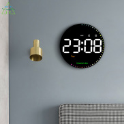 KS Digital electronic clock perpetual calendar wall clock living room