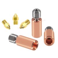 3Pcs Sprite Extruder Nozzle MK with 3Pcs Bi-Metal Heatbreak Throat for Creality Ender 3 S1/Pro  CR10 Smart Pro 3D Printer Parts