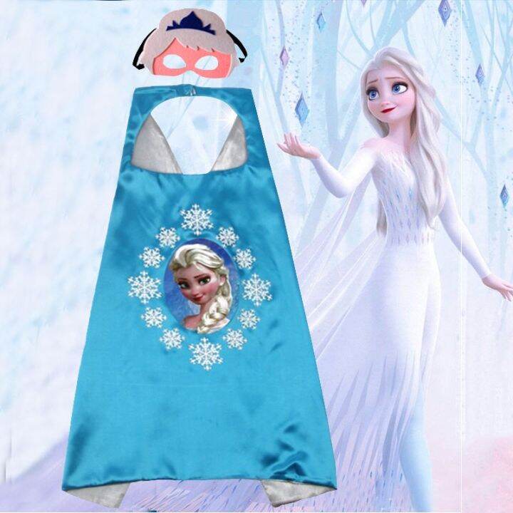 Elsa Princess Cape Thin Little Girl Elsa Cosplay Costume Elsa Cape ...
