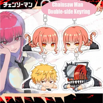 Hot Anime Chainsaw Man Denji Pochita Power Cute Keychain Cartoon