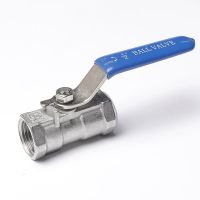 1pc Ball Valve Female Threaded Stainless Steel Ball Valve SS304 BSP 1/4" 3/8" 1/2" 3/4" 1" 1-1/4" 1-1/2"