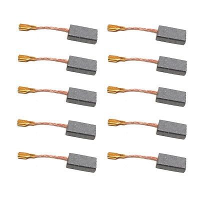 10pcs Power Tool Carbon Brush Electric Hammer Angle Grinder Graphite Brush Replacement Various Size Rotary Tool Parts Accessories