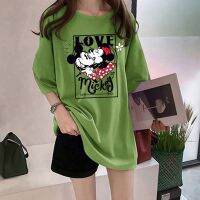 Ready Stock Womens Tee Letter Printing Plus Size Cotton Loose Short Sleeve T-shirt Tops