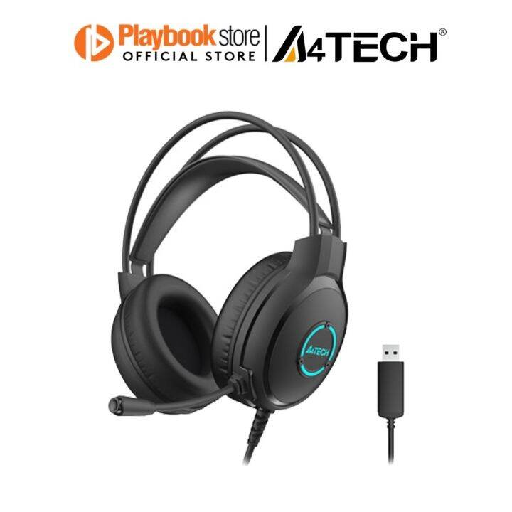 A4Tech FH300U Backlit Stereo Noise Canceling USB Headset Lazada PH