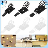 SIXUL 5/10Pcs Car Wire Clip Wire Holder Organizer Cord Management Adjustable Cable Clips Self-adhesive Wire Tie Cable Tie