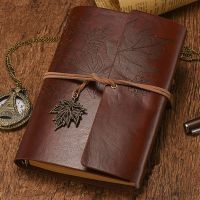 Travelers Vintage Notebook PU Leather Blank Kraft Diary Note Book Journal Sketchbook Stationery School Office Supplies A7A6A5