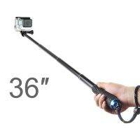 36นิ้วยืดมือถือขั้วโลกกล้องส่องทางไกล S Elfie Monopod ติดสำหรับ Gopro ฮีโร่10 9 8 7 6 5 4 3 + Yi Go Pro อุปกรณ์เสริม