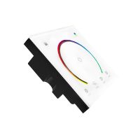 ❦❦ New 86 Touch Panel Switch RGB Controller Light Dimmer LED Strip Tempered Glass Wall Switch 12V 24V