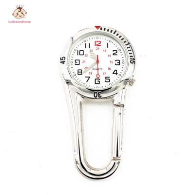 ขาย Well【HOT 】Luminous Dial Clip-On Carabiner Pocket Watch นาฬิกาแขวนปีนเขา