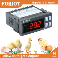 Foriot  ZL-7801C เอาท์พุท16A คู่เอาท์พุทตัวควบคุมความชื้นและอุณหภูมิ