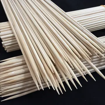 Bamboo BBQ Sticks for Flower Bouquet Skewer Food Lidi Sate Satay Stick  6/8/10/12/15 Inches Kayu Cucuk Tapau